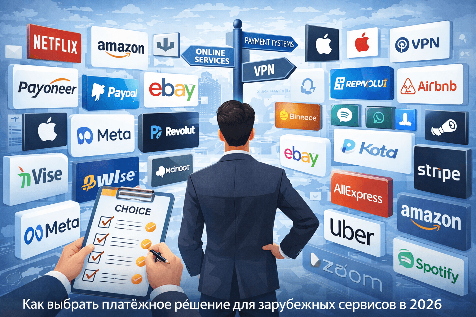Как выбрать платёжное решение для зарубежных сервисов в 2026